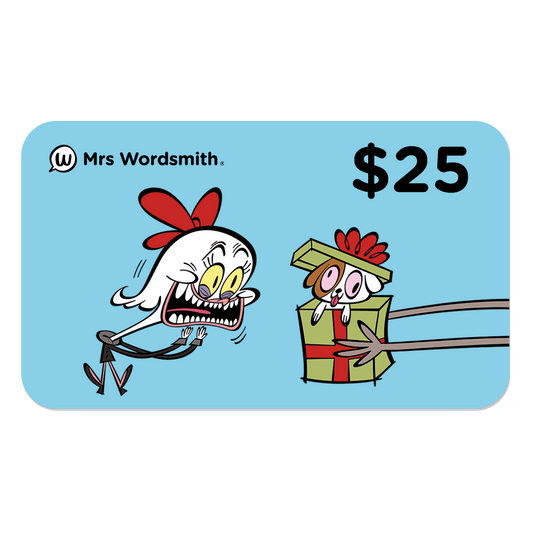 Mrs. Wordsmith $25 Gift Card