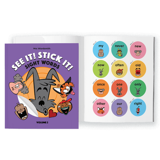 See It! Stick It! Sight Words Book - Carousel 1