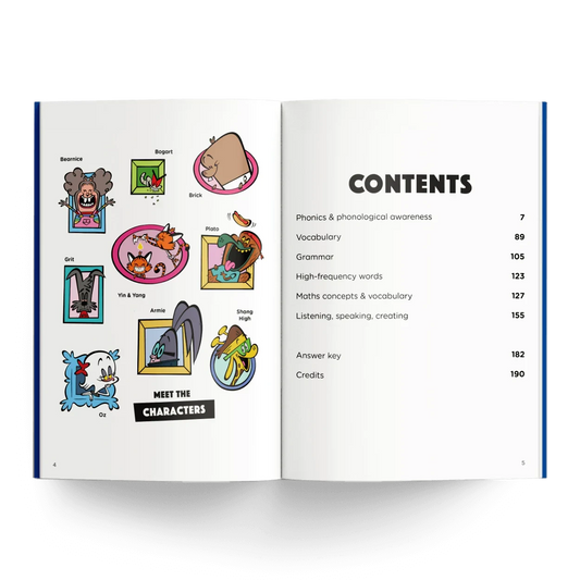 Phonics, Grammar, Vocabulary, Carousel 1