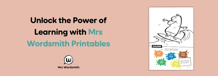 Unlock the Power of Learning with Mrs Wordsmith Printables