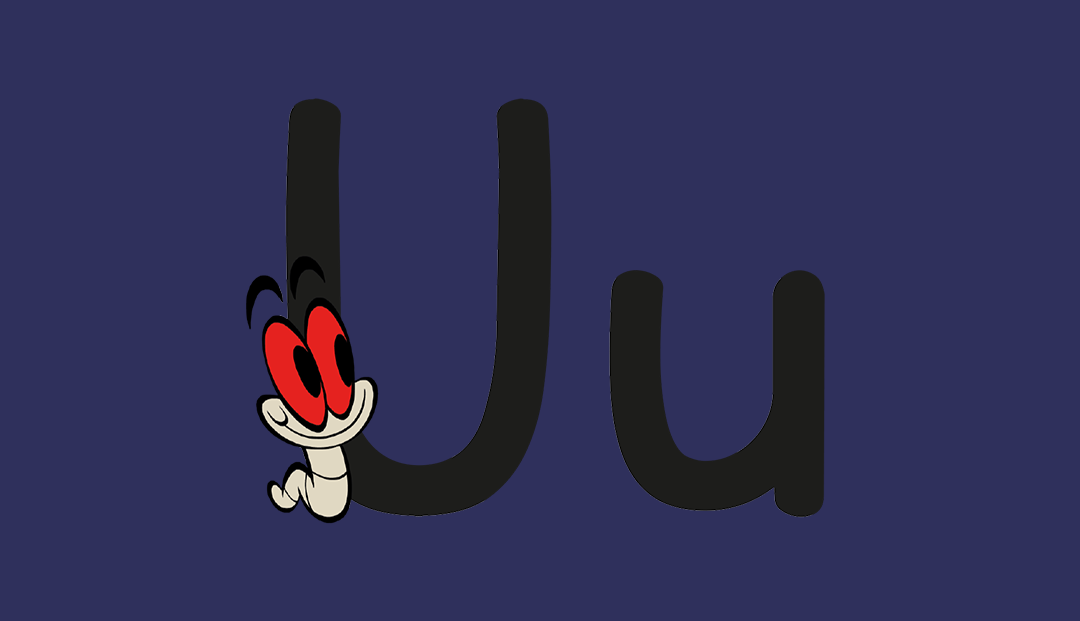 The letter U