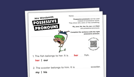 Possessive pronouns