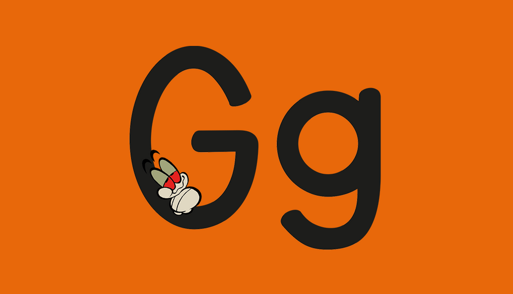 The letter G