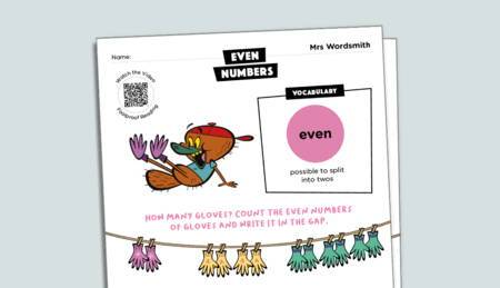 Even and odd numbers