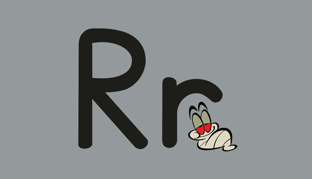 The letter R
