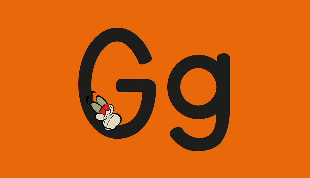 Two Letters G Digraphs: double letters