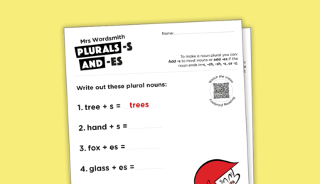 Plurals: -s and -es