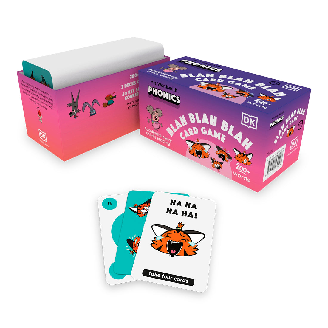 Blah Blah Blah Phonics Card Game - Helps Kids To Learn To Read - Mrs ...