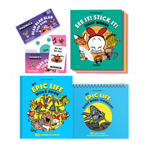 Phonics games and sight word books