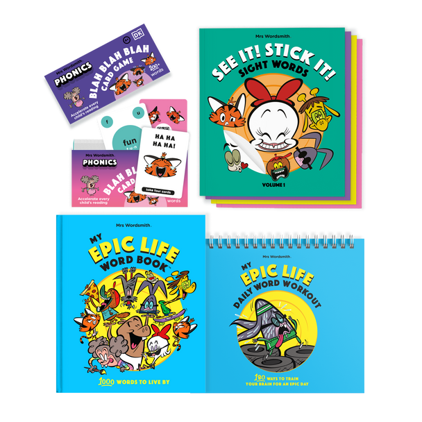 Sight word & word book set