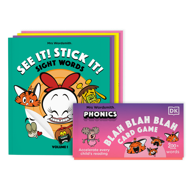 See It! Stick It! Sight Words & Phonics Card Game