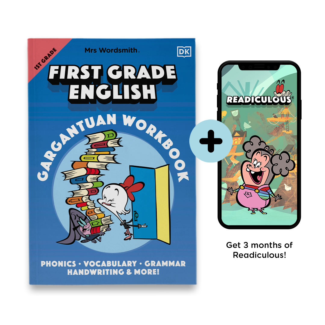 First Grade English Gargantuan Workbook for Learning Fun