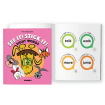 See It! Stick It! sight words book, Volume 4
