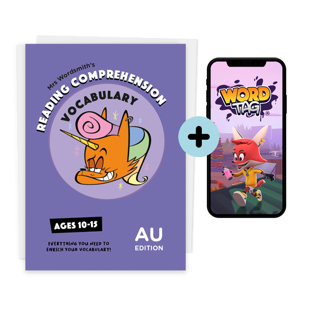 Reading comprehension vocabulary AU edition for ages 10-15