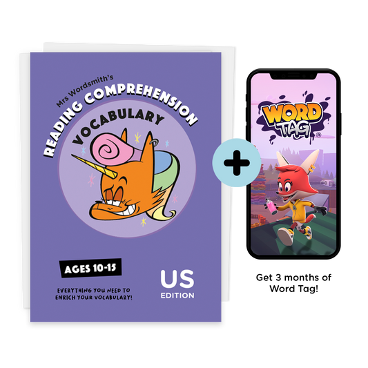 Reading Comprehension Vocabulary + 3 months of Word Tag ® Video Game