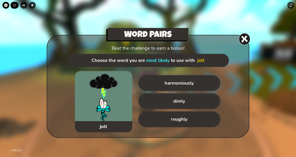 jolt word association challenge.