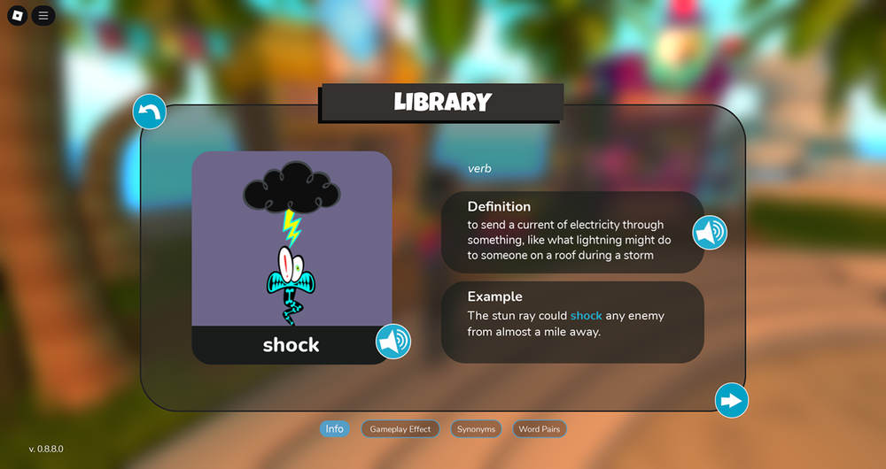 shock verb definition screenshot