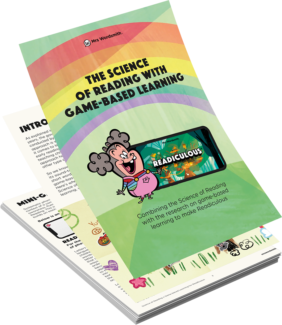 The Science of Reading with Game-Based Learning - Readiculous