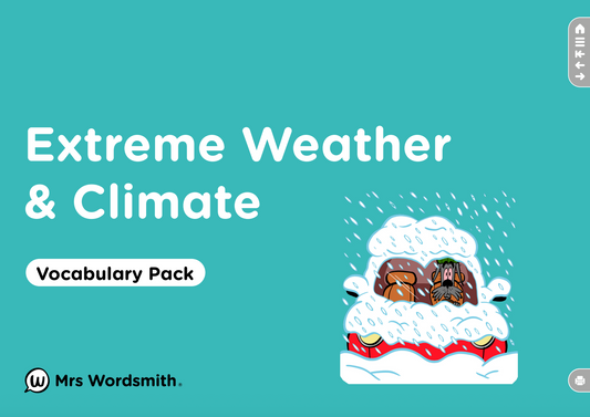 Curriculum Word Pack: Extreme Weather and Climate Zones