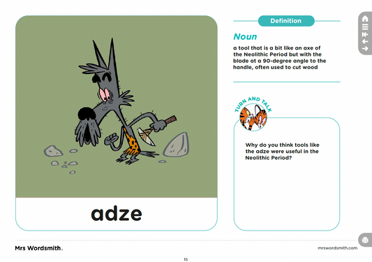 Curriculum Word Pack: Stone Age / Neolithic Period