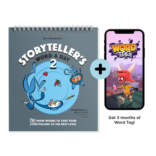 Storyteller's Word a Day 2 + 3 months of Word Tag ® Video Game