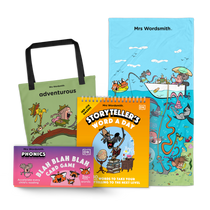 Mrs. Wordsmith learning pack, including phonics game & tote bag