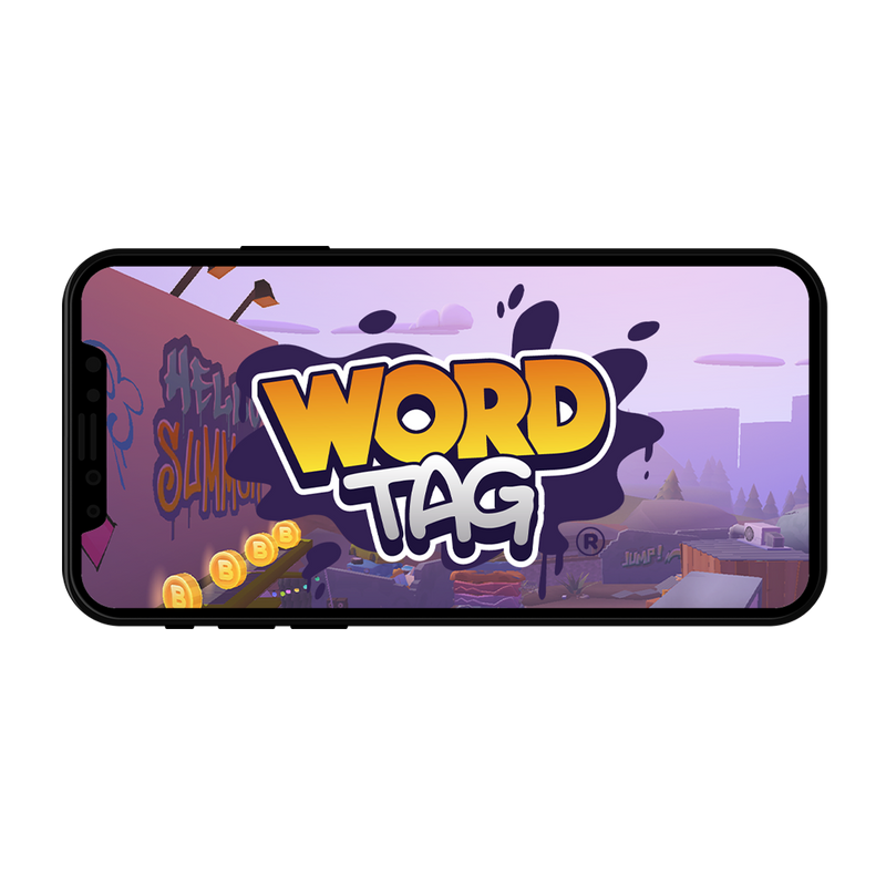 Word Tag mobile game mock-up