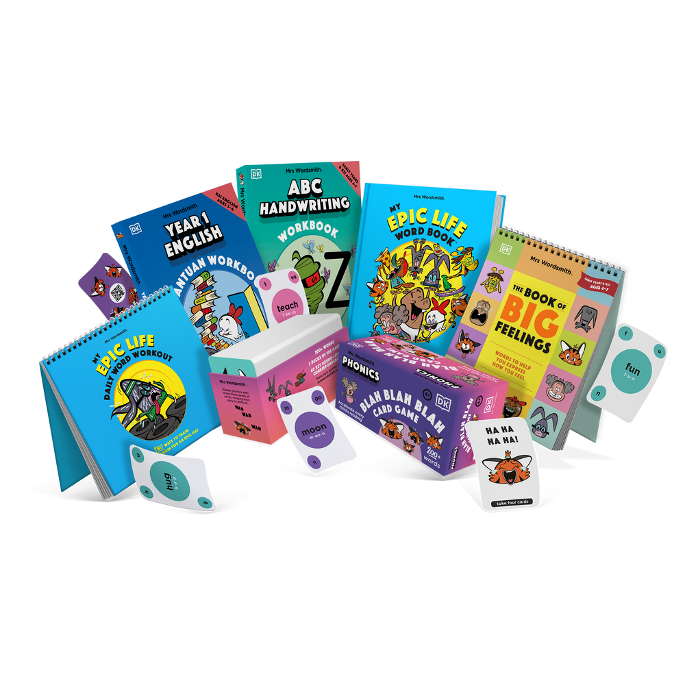 Year 1 English and Handwriting Card Game Bundle