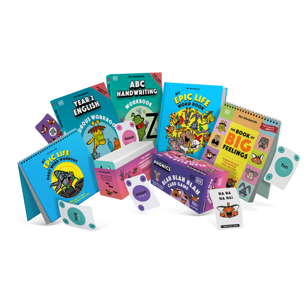 Year 2 Handwriting & Card Game Bundle