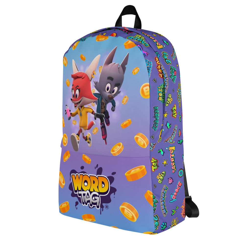 Word Tag Backpack: Stylish and Functional for Everyday Use