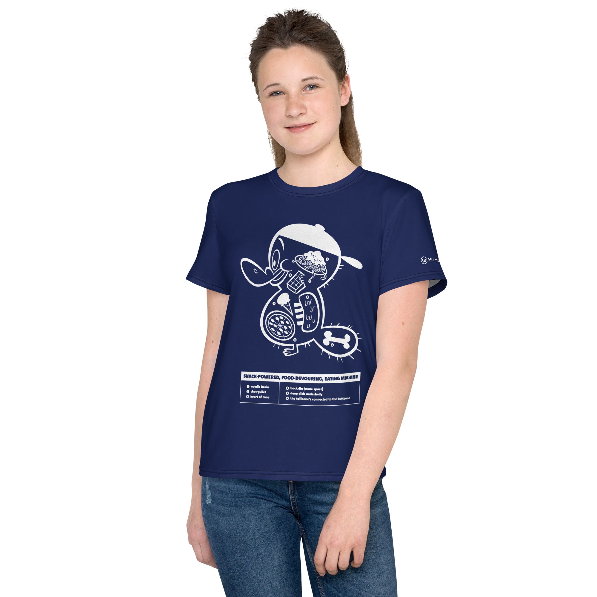 Foodie Anatomy t shirt
