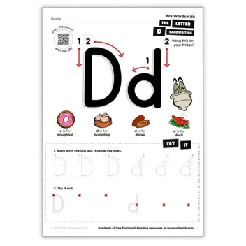 The letter D