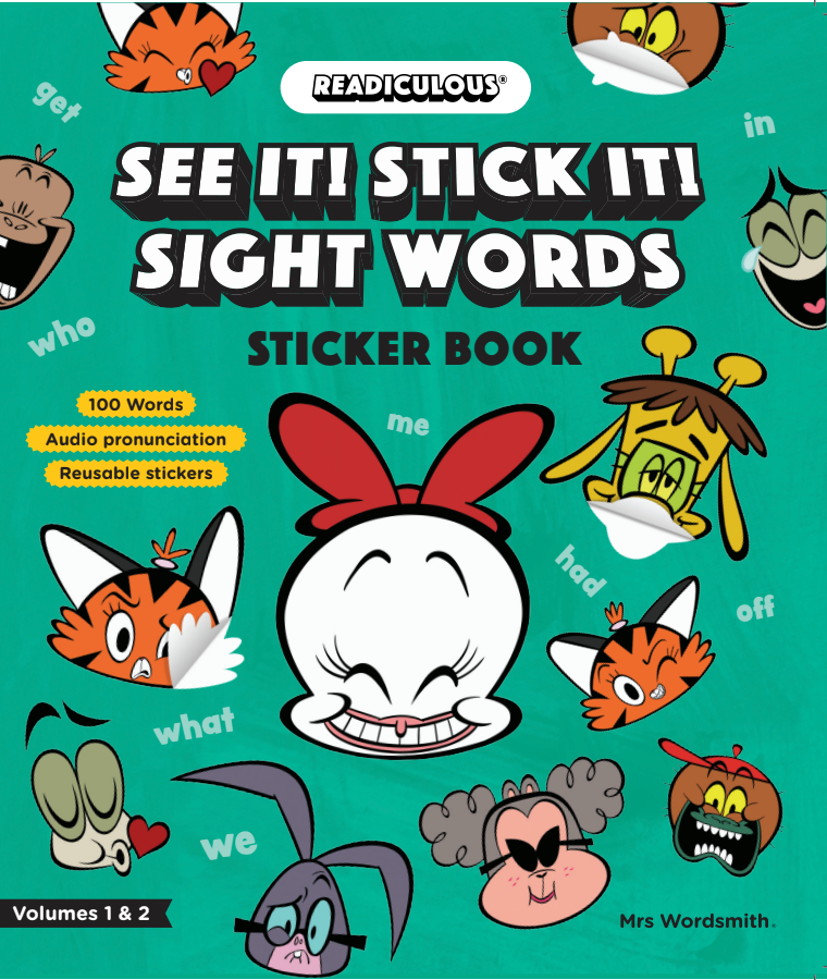 Readiculous Sight Words Sticker Book (May 2025)