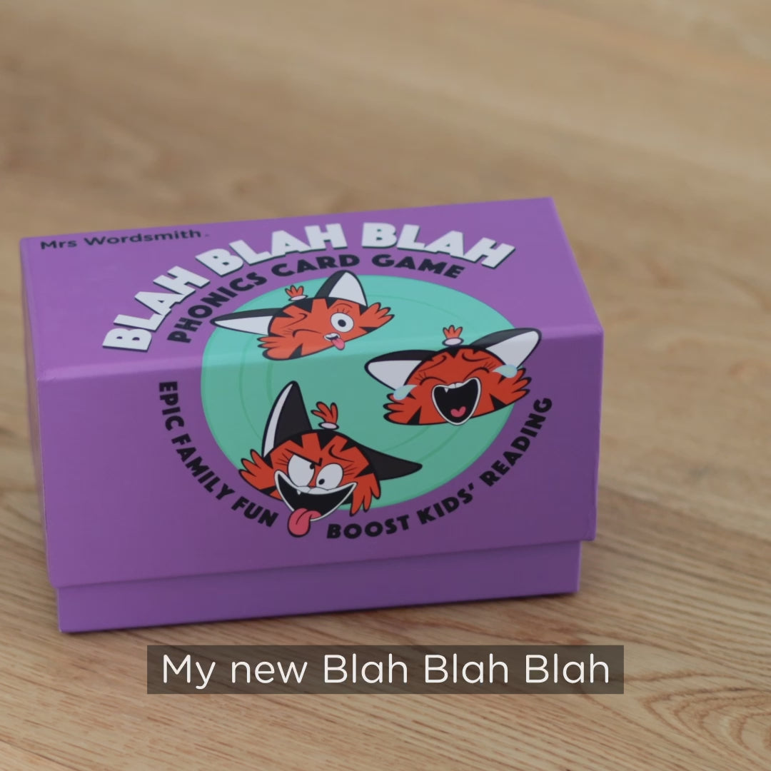 Blah Phonics Card Game Fun Learning for Kids