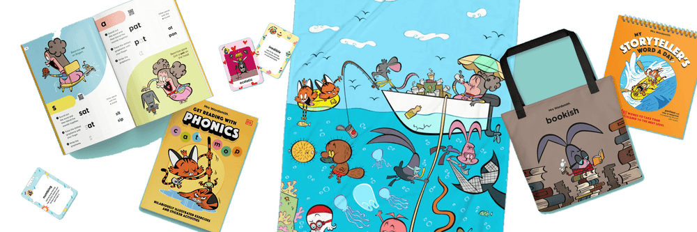 A selection of colourful Mrs Wordsmith learning resources
