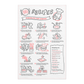 Plato's Cookie Recipe Tea Towel