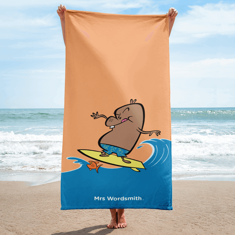 Bricks Surfs Up Splash Towel