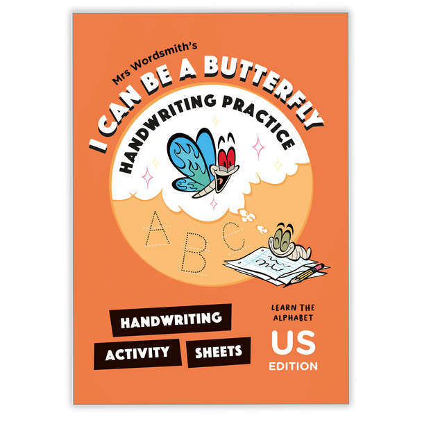 I Can Be a Butterfly Handwriting Practice