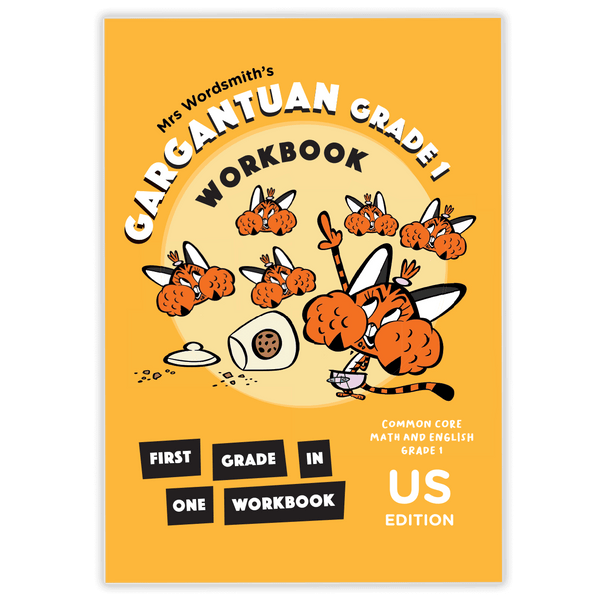 Gargantuan Grade 1 Workbook - US Edition
