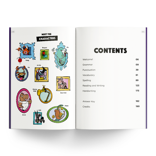 Third Grade English Sensational Workbook + 3 months of Word Tag ® Video Game