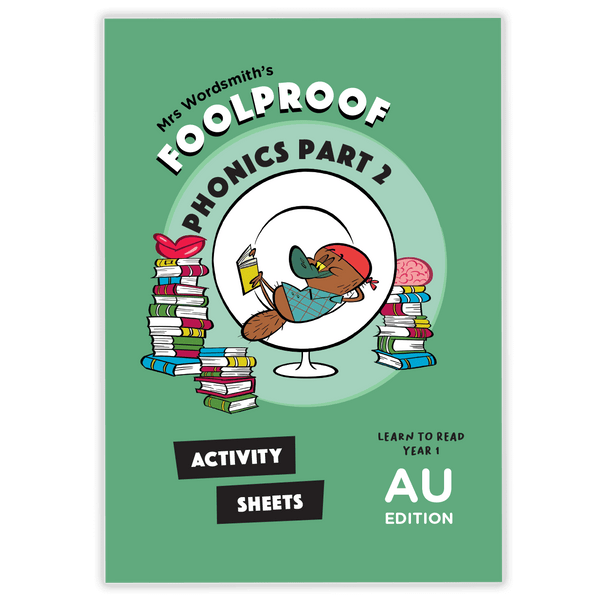 Mrs Wordsmith's Foolproof Phonics Part 2 AU Edition Cover