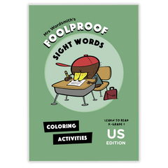 Sight Words Coloring Activities US Edition Cover