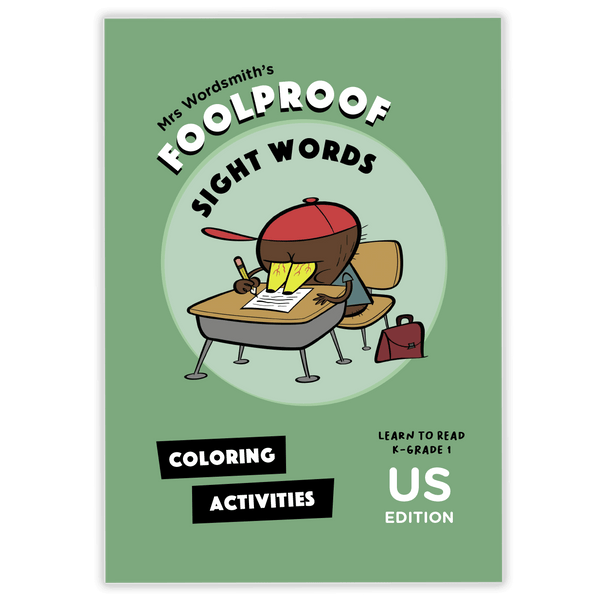 Sight Words Coloring Activities US Edition Cover