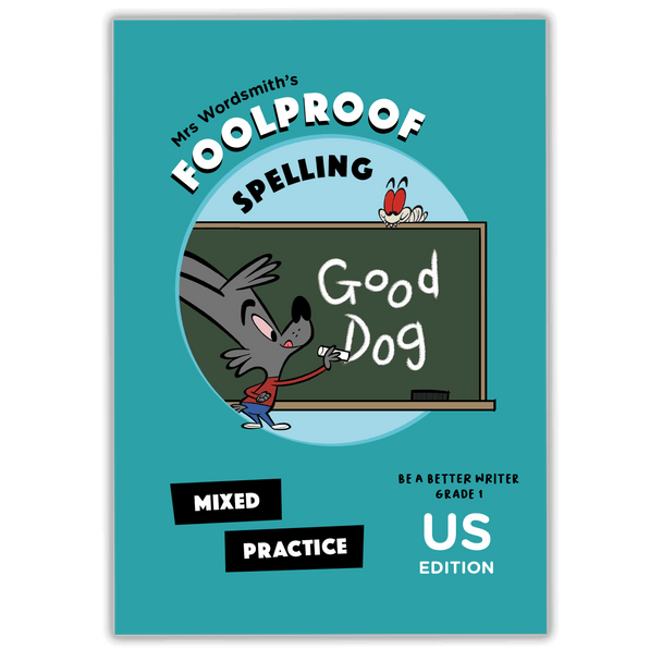 Grade 1 Mixed Spelling Practice Collection Cover - US Edition