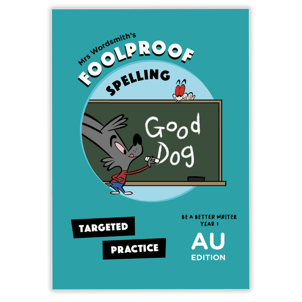 Mrs Wordsmith's Foolproof Spelling Year 1 AU Cover