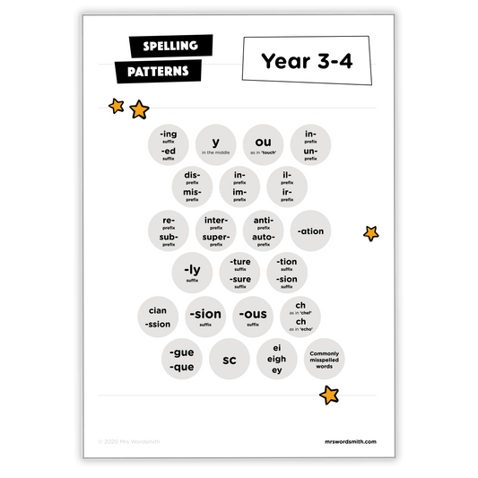 Spelling Year 3-4 Mixed Practice + 3 months of Word Tag ® Video Game