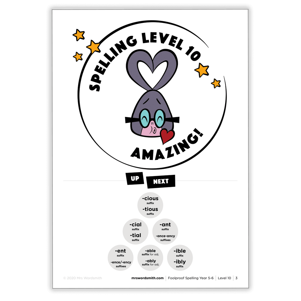 Spelling Grade 4-5 Mixed Practice + 3 months of Word Tag ® Video Game - Mrs  Wordsmith CA