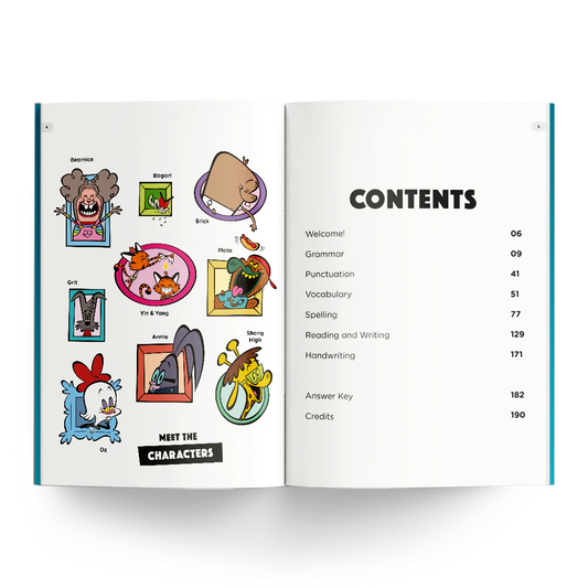 Year 2 English Wondrous Workbook + 3 months of Word Tag ® Video Game