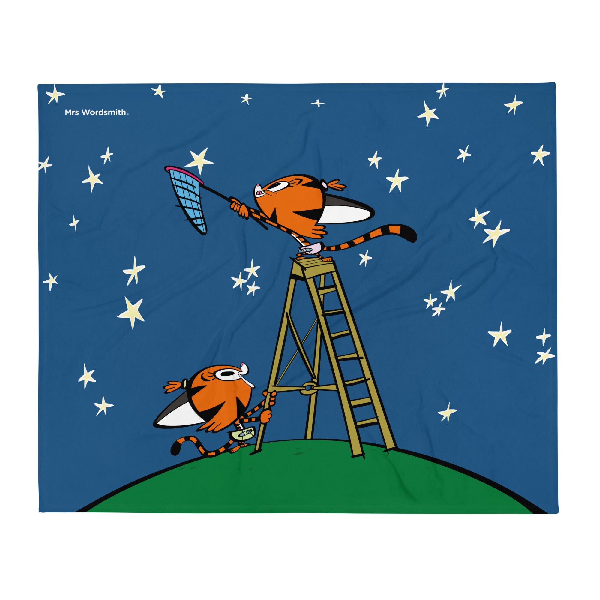 Try to Catch Star Throw Blanket